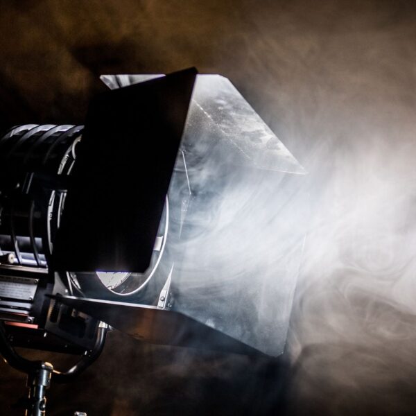 light with smoke for filming