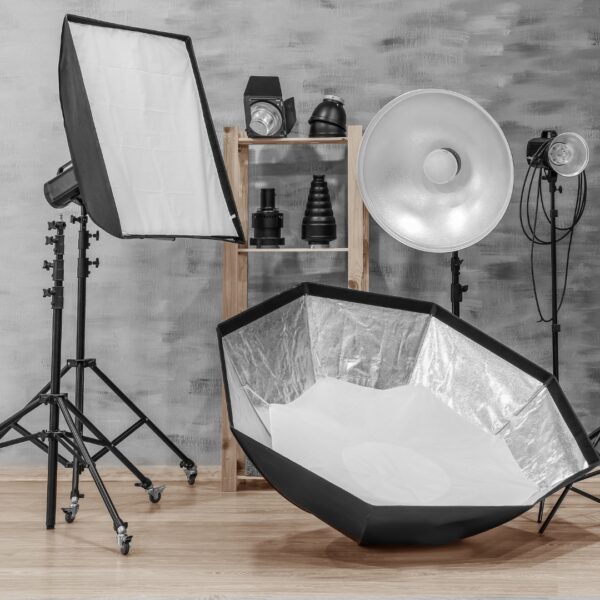 photography and lighting gear