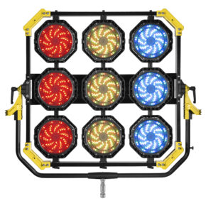 Lightstar LUXED-P9 Full Color LED Spotlight/Spacelight (1440W RGBWW) w/ Lumenradio