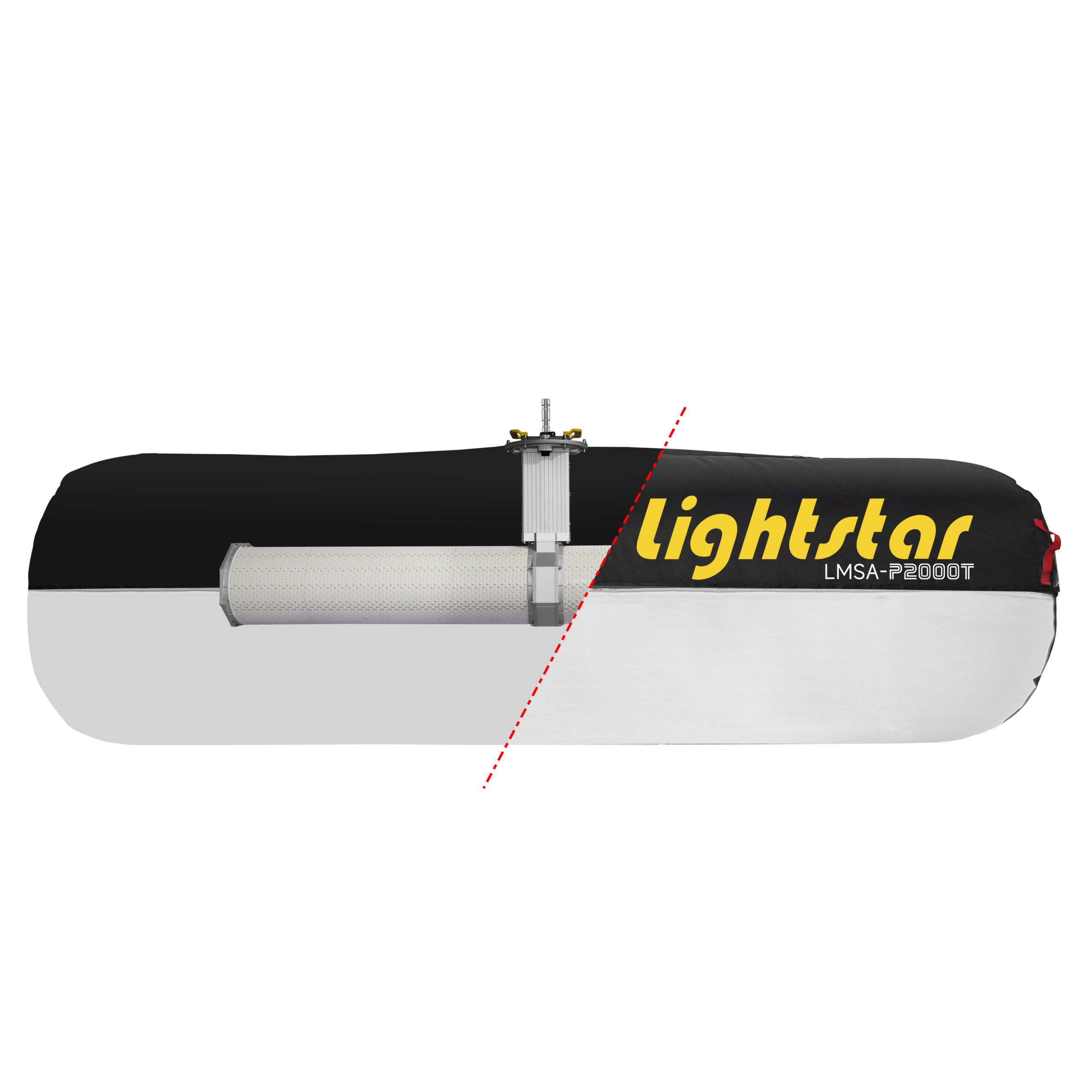 Lightstar LMSA-P2000T AIRLITE TUBE KIT RGBWW LED Balloon (2000W) w/ LumenRadio and Flight Case - Image 6